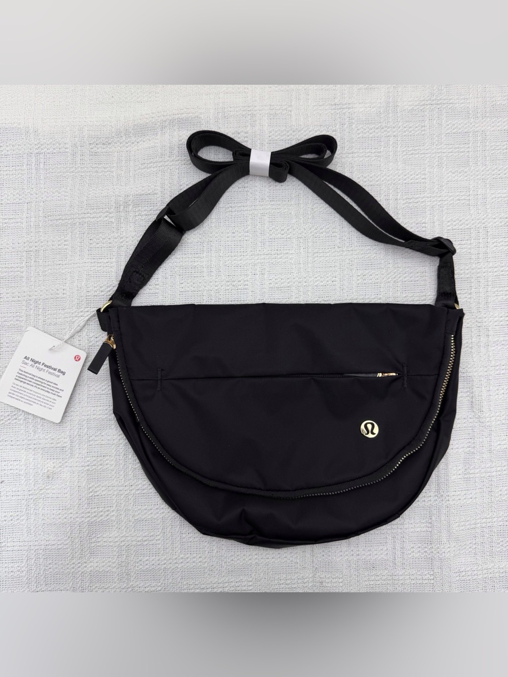 Lululemon Festival Bag 5L • Black/Gold • New